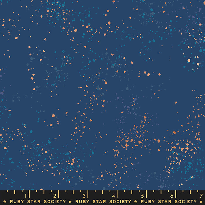 Quilting cotton - Ruby Star Society - Speckled Metallic - Bluebell