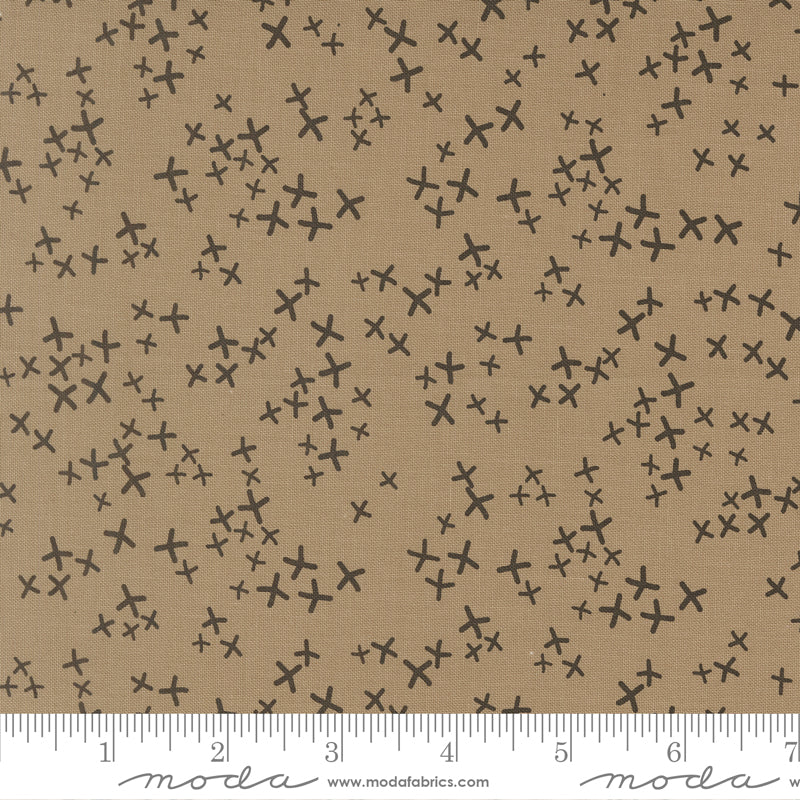 Quilting cotton - Zen Chic - Mira - Realm - Taupe