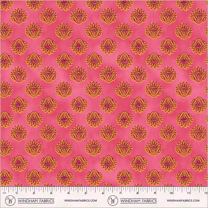 Quilting cotton - Winding Road - Lotus - Pink