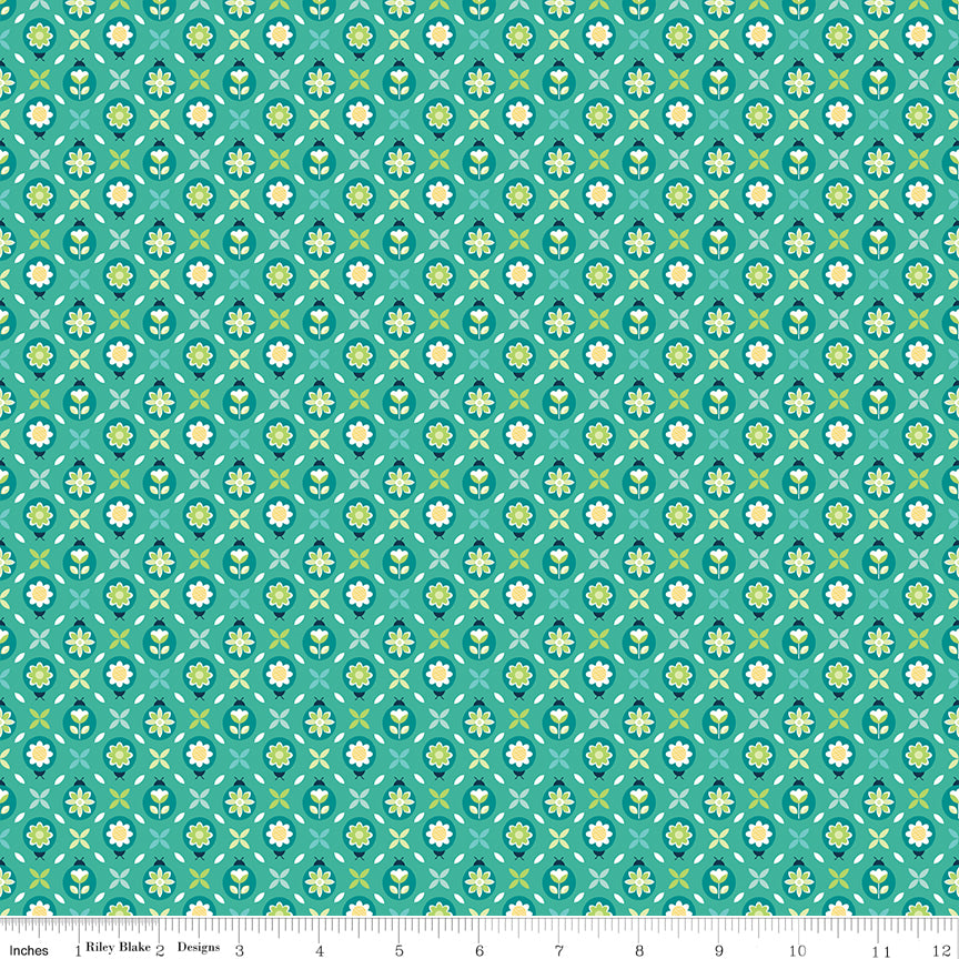 Quilting cotton - Chasing Rainbows - Vivid