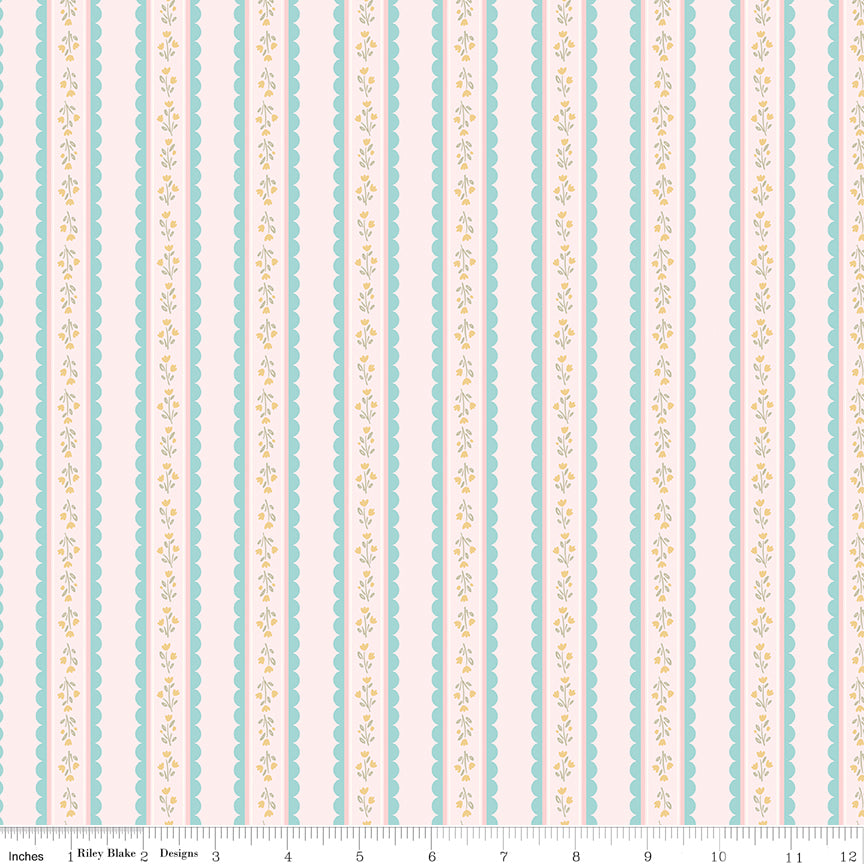 Quilting cotton - Little Posies - Pink