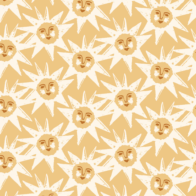 Quilting cotton - Cloud9 - Kindred Comforts - Shine On - Pale orange