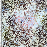 Cotton batik - Timeless Treasures - Jungle Leaves - Storm
