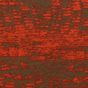 Polyester Hacci Sweater Knit - Foil - Rust/Brown