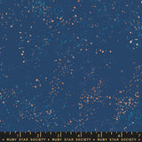 Quilting cotton - Ruby Star Society - Speckled Metallic - Bluebell