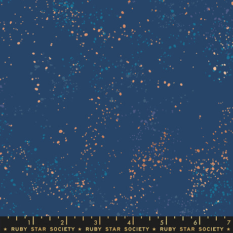 Quilting cotton - Ruby Star Society - Speckled Metallic - Bluebell