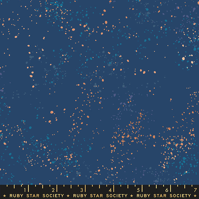 Quilting cotton - Ruby Star Society - Speckled Metallic - Bluebell