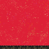 Quilting cotton - Ruby Star Society - Speckled Metallic - Scarlet