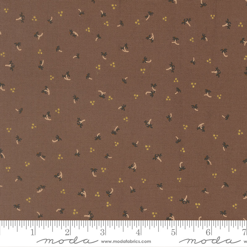 Quilting cotton - Sunlit Ruins Metallic - Mauve