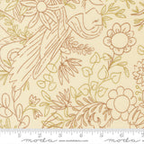 Quilting cotton - Sunset Ruins Metallic - Cream
