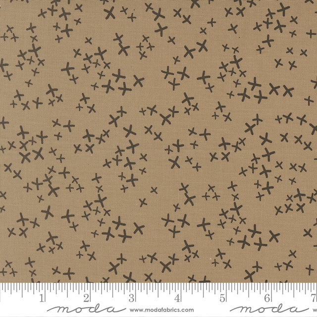 Quilting cotton - Zen Chic - Mira - Realm - Taupe