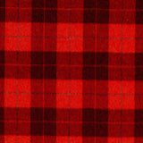 100 % Cashmere - Reddish Orange Plaid