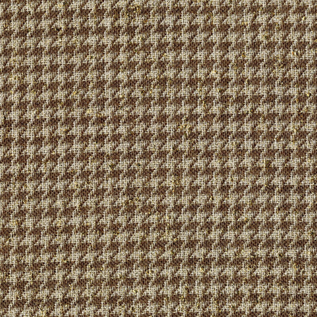 Wool Lurex Houndstooth Suiting - Camel/Khaki (Ralph Lauren)