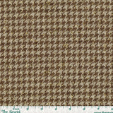 Wool Lurex Houndstooth Suiting - Camel/Khaki (Ralph Lauren)