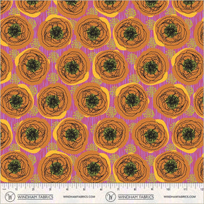 Quilting cotton - Winding Road - Bouquet - Golden