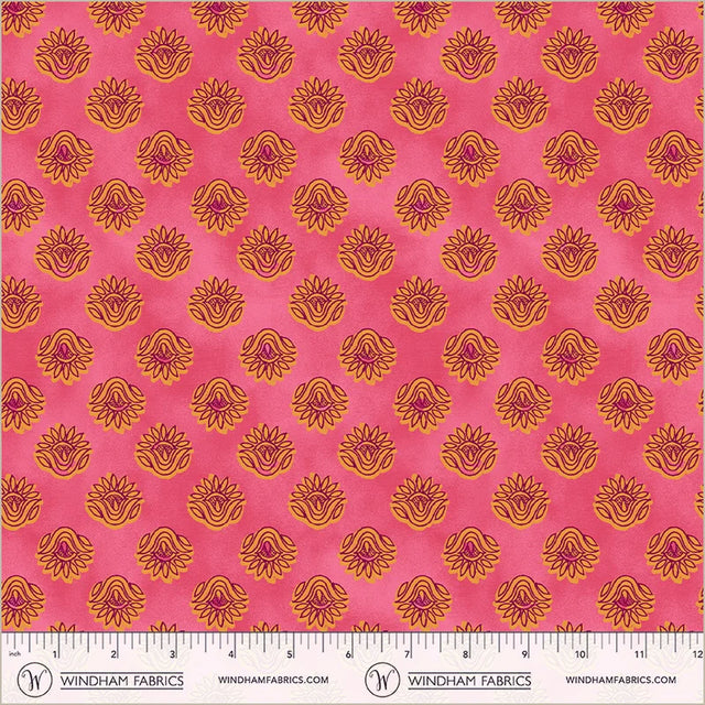 Quilting cotton - Winding Road - Lotus - Pink