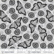 Quilting cotton - Winding Road - Flight - White/Black