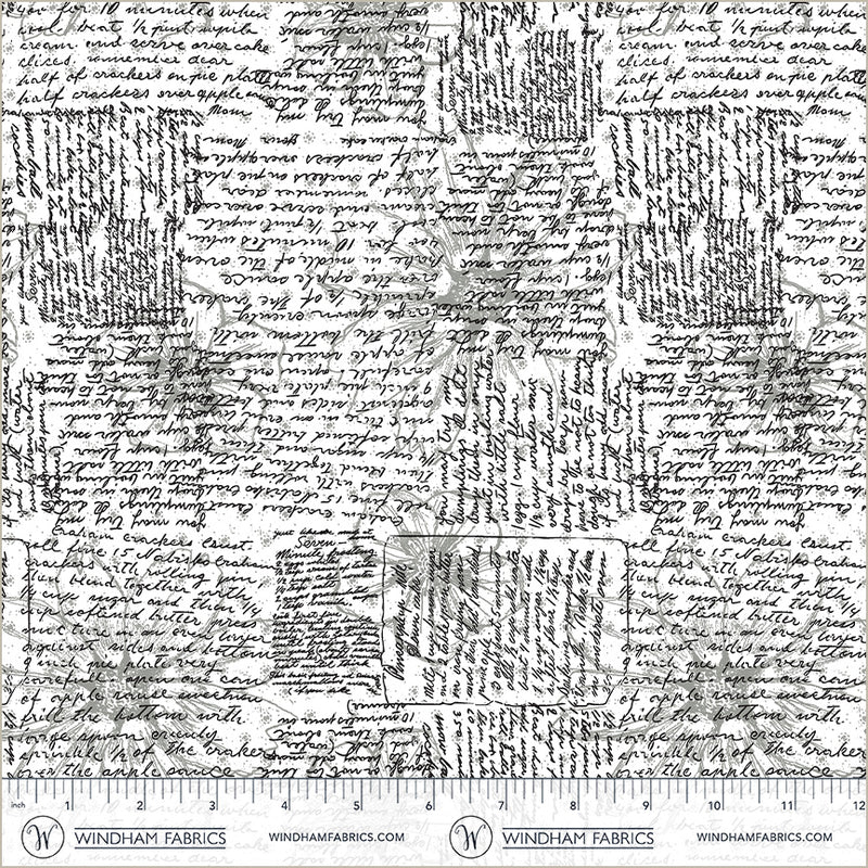 Quilting cotton - Winding Road - Directions - White/Black