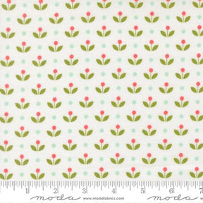 Quilting cotton - Bloomsberry - White