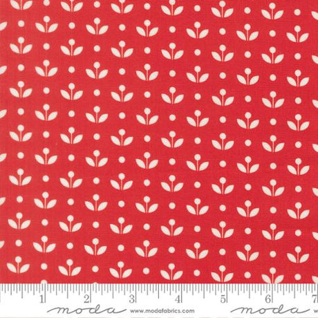 Quilting cotton - Bloomsberry - Red