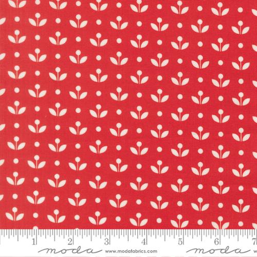 Quilting cotton - Bloomsberry - Red