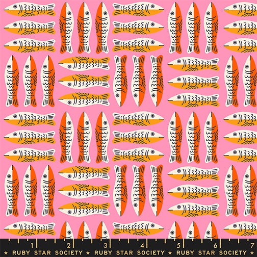 Quilting cotton - 1-800-Calico - Lucky Pink