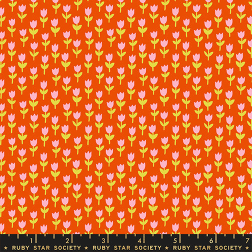 Quilting cotton - 1-800-Calico - Warm Red