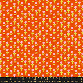 Quilting cotton - 1-800-Calico - Warm Red