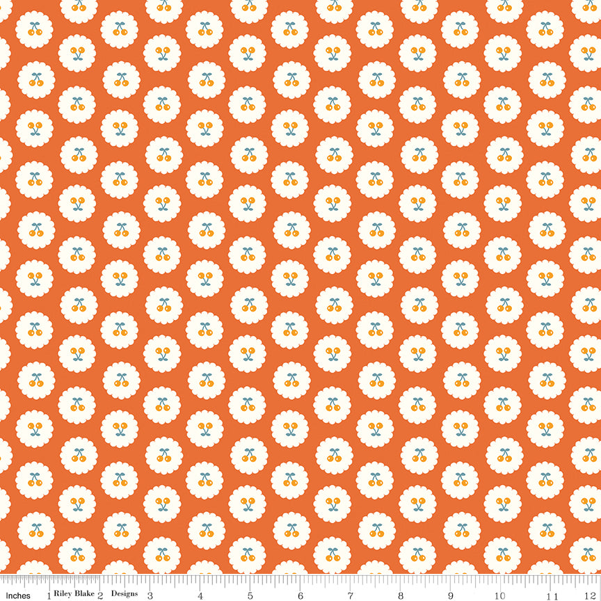 Quilting cotton - Cotton Nook - Orange