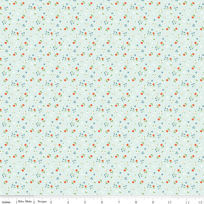 Quilting cotton - Cotton Nook - Bleach Denim