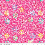 Quilting cotton - Chasing Rainbows - Pink