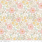 Quilting cotton - Little Posies - Cloud