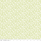 Quilting cotton - Little Posies - Green