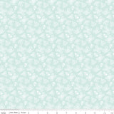 Quilting cotton - Little Posies - Aqua