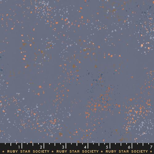 Quilting cotton - Speckled Metallic - Denim